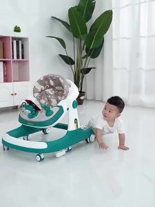 GGMM  Baby Walker Protection O Type Leg Multi-Functional Anti-Flip Men and Women Baby Walker Learn to Walk Car Early Education Toy Car