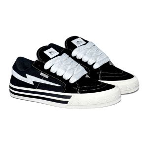 AWDS Step Walk Flash Grade Gmoy Black White Sepatu Sneakers Pria Wanita Bnib