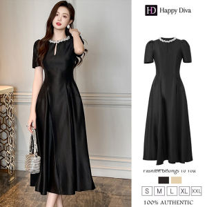 Happy Diva Womens Dresses Black Dresses A-line Dresses Satin Dresses Work Dresses Hiso Dresses Vintage Dresses Work Dresses Party Dresses 80219