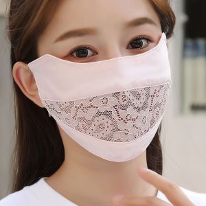 Sun protection mask for women new UV resistant and washable covering the face with ice silk breathable and easy to breathe mens trendy mask