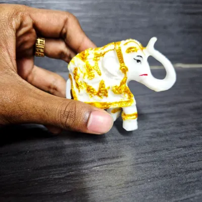 Elephant small design white colour for decoration new arrival ready stock