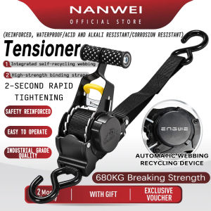 NANWEI Ratchet Strap Tie Down Straps Automatic Retractable Tensioner Heavy Duty tie Down Wheel Cargo Truck