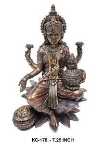 Laxmi Statue 7.25 Inch/18 cm (KC 178)