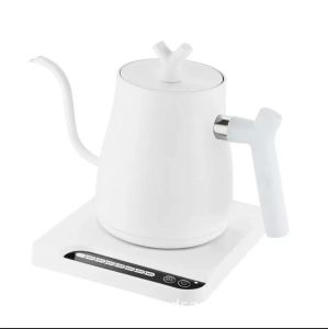 1L Electric Kettle 304 Stainless Steel Gooseneck Kettle Coffee Pot With Temperature Indicator TouchScreenpanel