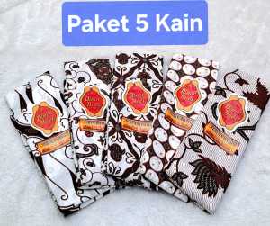 TERMURAH DAPET 5 PICIS KAIN JARIK BATIK PANJANG PREMIUM DH / KAIN KEBAT SAMPING PAKAIAN TRADISIONAL GENDONGAN BAYI
