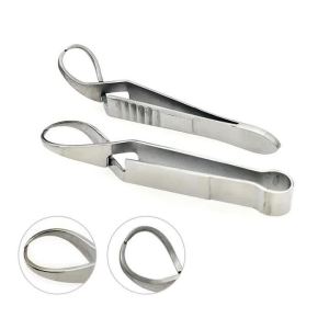 QSWTITAN Ophthalmic Towel Clamp Microscopy Cloth Towel ForcepsStainless steel Ophthalmic Surgical Instruments Towel Pliers