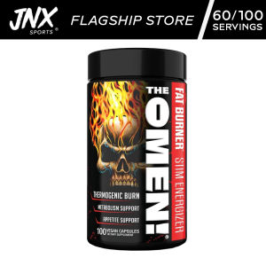 JNX Sports The Omen Fat Burner Weight Loss Boost Energy Metabolism Support 60 to 100 Caps