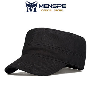 MENSPE Men’s Baseball Cap Flat Top Cap Outdoor Sunshade Hat Breathable Baseball Cap Leisure Fashion Sun Protection Hat Adjustable Hat Outdoor Sports Workout Cap