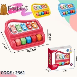 2 in 1 Baby Play Xylophone Musical Instruments Toys Early Educational Learning Fun Playset Toddler Toys Kids Birthday Gifts  儿童音乐琴玩具(1644/2361)