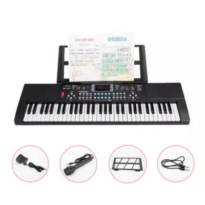 Keyboard piano elektronik digital 61 keys Free Mic nya cocok bg pemula