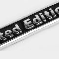 Emblem Logo Limited Edition Mobil Bahan 3D Metal Stiker Emblem Mobil Universal. 