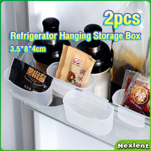 Nexlent Hanging Storage Box Refrigerator Multi Function Hanging Translucent Seasoning Bag Storage Box