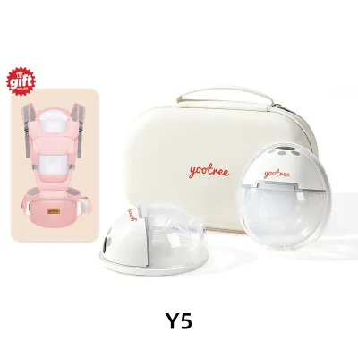 yootree Y5 Wearable Hands Free Electric Breast Pump Silent Invisible Breastmilk Extractor 3 Modes 9 Suction Levels