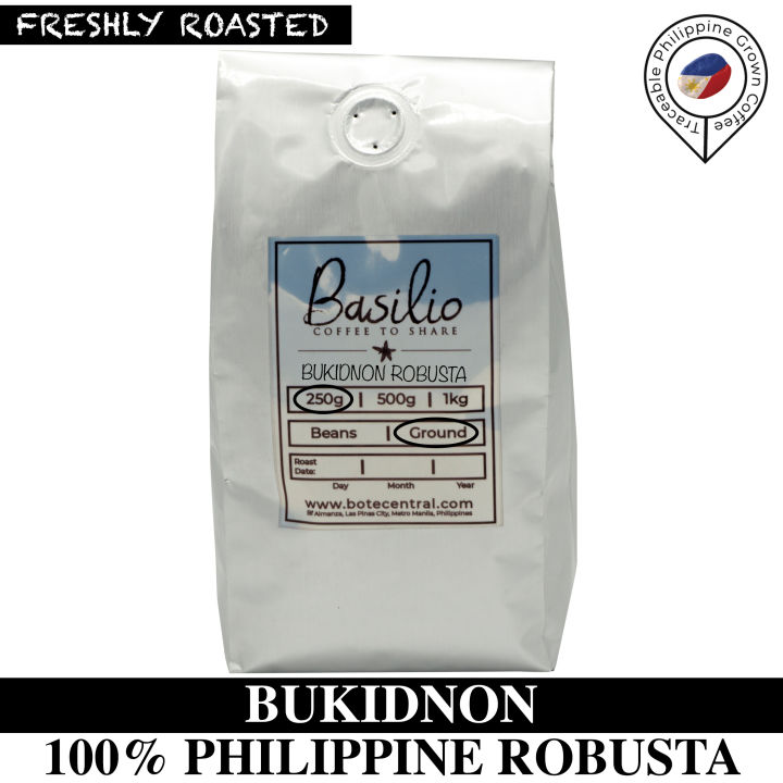 Bukidnon | Single Origins Robusta | Basilio Coffee | Lazada PH