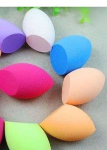 vixday-Termurah Spon Beauty Blender Foundation Telur/ Spons Make Up Telur  Spons Miring