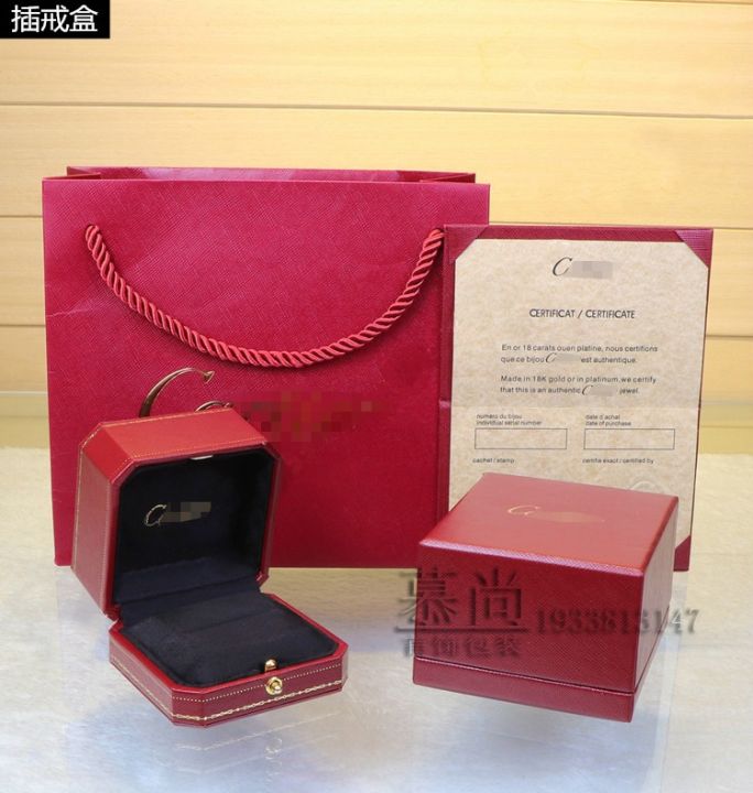 Cartier jewelry packaging proposal ring box ring box C bracelet necklace bracelet gift storage box Lazada PH