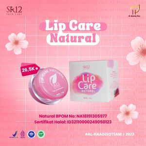 SR12 LIP CARE NATURAL LIP BALM HALAL BPOM AMAN