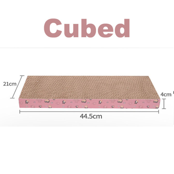 Rascador Para Gatos De Cartón Corrugado - 3 Unidades, Tamaño 43x21 Cm, Ideal Para Proteger Muebles Y Afilar Uñas