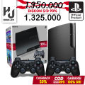 ps3 slim 500Gb + Komplit 2 stik + Full game terbaru 2024. 