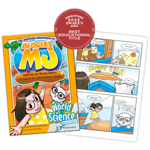 WS E - Biogirl MJ Book All Titles - Age 6-12+ Kid Children Science Comic Storybook Just Keep Thinking Marine Shores Rainforest World Scientific