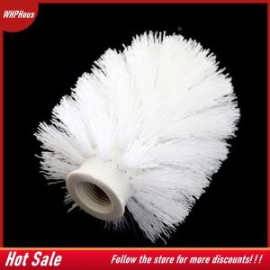 【COD】🔥🔥🔥 White Toilet Brush Head Holder Replacement Bathroom WC Cleaning Brush Head