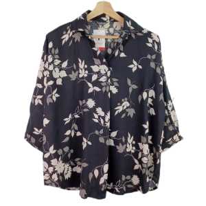 Atasan Wanita V-Neck JUMBO RAYON BUNGA LD 130 CM SUPER BIG SIZE XXXXXL 5XL 4602#