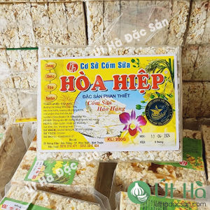 Bánh Cốm Sữa Phan Thiết Gói 200gr Bánh Nổ Thơm Ngon Từ Nếp Và Sữa - Út Hà Đặc Sản