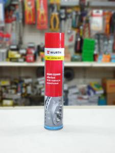 สินค้าล๊อตใหม่ฉีดแรง สเปรย์ทำความสะอาดเบรค ล้างเบรค WURTH BRAKE CLEANER 700ml และ 500ml ทำความสะอาด เขม่า ฝุ่นเบรค คราบน้ำมัน คราบจาระบี และคราบสกปรก