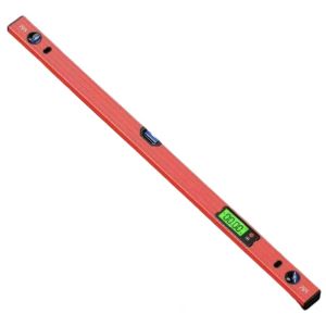 NGFINV5 Hợp kim nhôm Thước đo kỹ thuật số 30/40/50/60/80/100cm 0-90 ° Phạm vi Thước đo độ nghiêng kỹ thuật số Làm dày Thước đo độ nghiêng Máy đo góc 90 độ