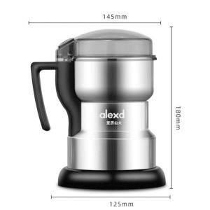 KONKA Alex Home Use Stainless Steel Grinder food blender Maker Grinding Milling spice grinder Machine Strong Electric Spice Meat Grinder Food Processor Food Chopper Mixer small superfine grinder Pengisar Daging Sayur pengisar kering 食材粉碎机