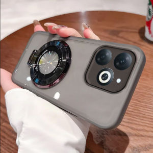 Promo Case Infinix Smart 8 Plus / Smart 8 Pro / Smart 8 Silicon Magsafe Stand Holder Design Magsafe