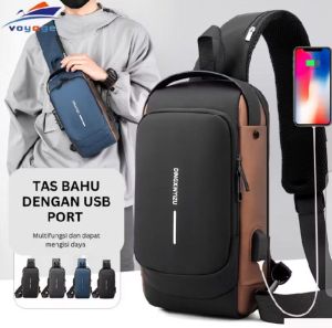 LA Fashion W-NFZ PU leather sling Bag ORIGINAL LS