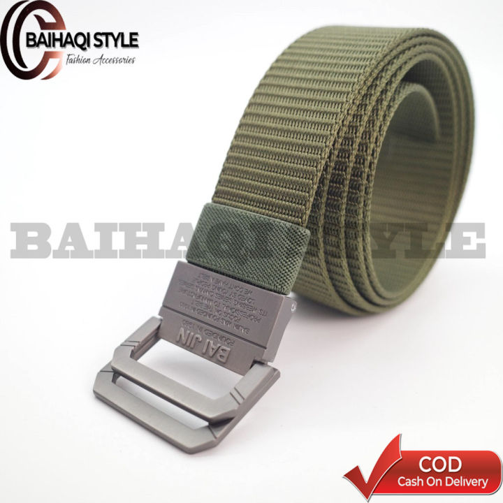 Ikat Pinggang Belt With G Buckle BAIHAQI STYLE/ Double Metal