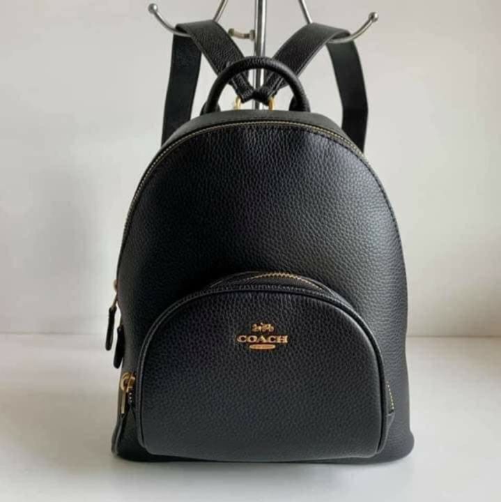 Coach leather carrie backpack new arrivals