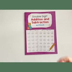 Elementary school math practice problems Special practice for addition and subtraction of two-digit numbers using the vertical method 32 page A4