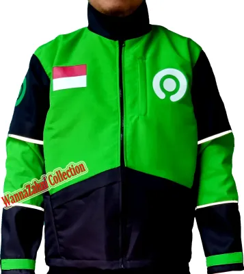 PROMO Jaket G0JEK GARUDA / Jaket Bomber 2025 / Jaket Bomber GRB Hitam / Jaket Driver TERLARIS TERMURAH