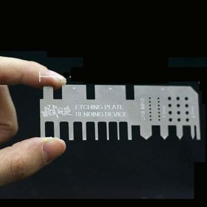 แกะสลักอุปกรณ์เครื่องดัดแผ่นไม้บรรทัดเสริม MOSHI MS002สำหรับ Gundam Ggunpla DIY เครื่องมือทำชิ้นส่วนแกะสลักอุปกรณ์ท่อดัดทองแดงพร้อมหัวฉีด