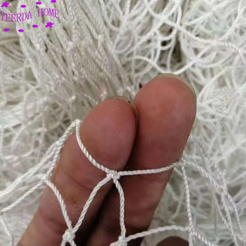 Knotted Nylon Netting,18-Strands Soft Nylon Mesh Anti Bird Net