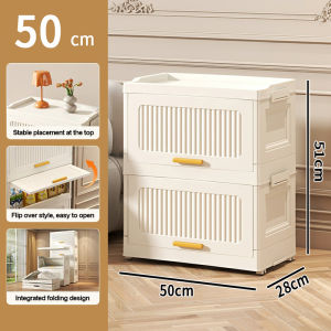 Storage Cabinet Drawer Flip Top Storage Box Plastic Wardrobe For Baby Toy Clothes Home Organizer