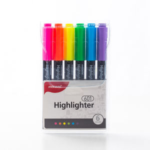 4/6 color Monami 601 Highlighter Pen Set 1-4mm kawaii Pastel Bright Color Hand Account Marker Liner DIY Graffiti Office School Stationery Supplies
