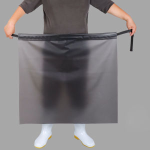 Half Waterproof Waist Apron Restaurant Kitchen Chef Uniform Oil-Proof Half Apron