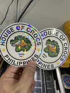 HOUSE OF CROCS PREMIUM QUALITY STICKER BUY 1 TAKE 1 (waterproof scratch proof non faded)