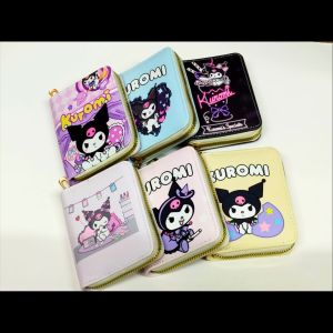 Dompet Lipat Kuromi My Melody Cinnamoroll Pochacco Hello Kitty dll Kulit Sintetis Gaya Korea