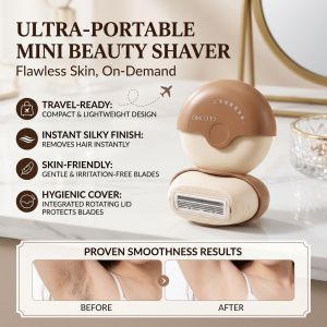 Portable Precision Smooth Shaver Razor For Gentle Hair Removal