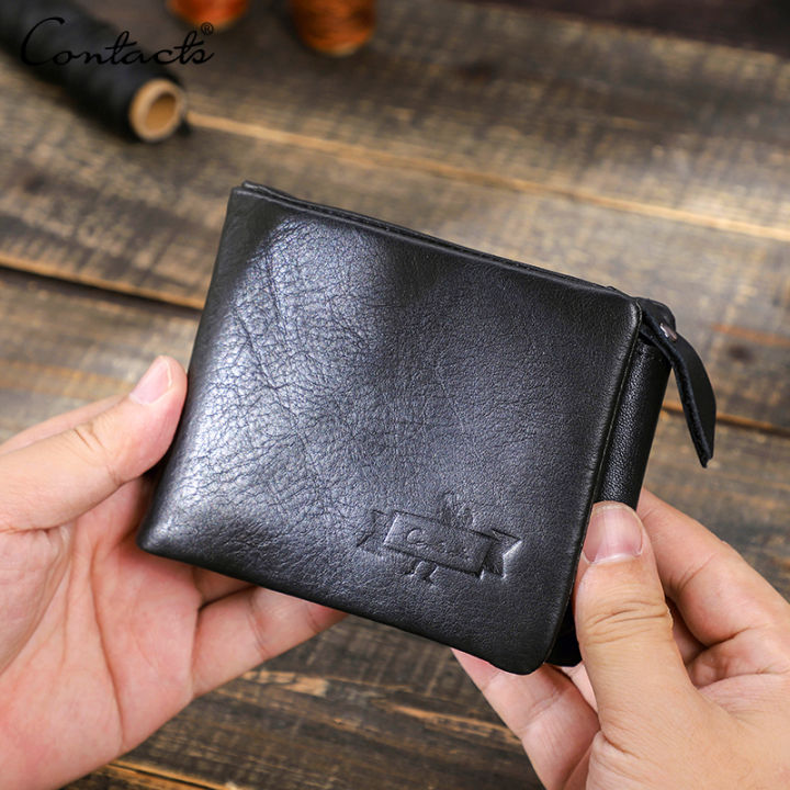 Cyflymder Vintage Crazy Horse Genuine Leather Men Wallet Men Purse Leather  Wallet Male Purse Short Style Clutch Bag Coin Bag Money Clips | Leather  wallet mens, Wallet men, Genuine leather wallets