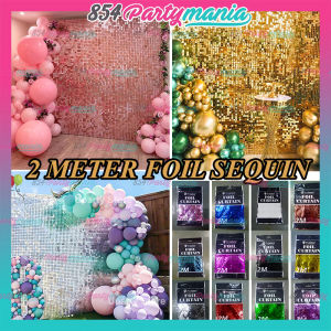 Foil Curtain Sequin Wall Backdrop Birthday Party Decorations Only by 854partmania Birthday Party Needs Decoration