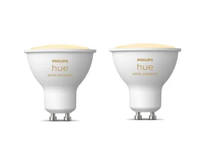 (2pieces)Philips Hue White Ambiance GU10 Smart Bulb (Bluetooth)