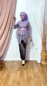 Terbaru!! Setelan Kebaya LARASATI Bahan Tulle Impor