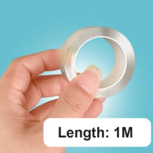 2ชิ้นล้างมัลติฟังก์ชั่เทปสองด้านนำมาใช้ใหม่เทปความสามารถในการรับน้ำหนักที่แข็งแกร่งความหนืดที่แข็งแกร่งบ้านครัว Dolls