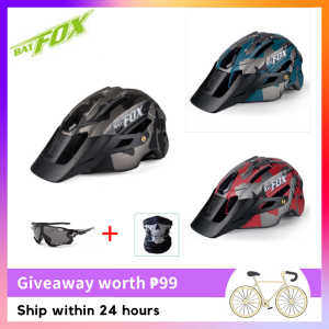 BATFOX Bicycle Helmet For Adult Men Women MTB Bicycle Mountain Road Cycling Safety Outdoor Sports Safty Helmet casco Capacete Da Bicicleta Helmet